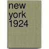 New York 1924 by Alexander Alekhine