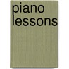 Piano Lessons door Fred Kern
