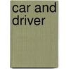 Car And Driver door Susan M. Freese