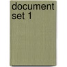 Document Set 1 door Howard Spodek