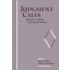 Judgment Calls
