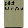 Pitch Analysis by Klaus Köhler