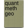 Quant Meth Geo by Joanna Bullard