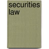 Securities Law by Stephen M. Bainbridge