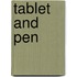 Tablet And Pen