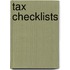 Tax Checklists