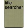 Title Searcher door National Learning Corporation
