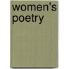 Women's Poetry door Jo Gill