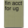 Fin Acct For Ug door Ilias Basioudis