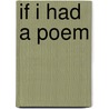 If I Had A Poem by Brenda Thomas Bess