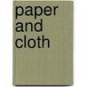Paper And Cloth door Pie Books