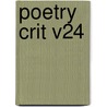 Poetry Crit V24 door Jay Gale