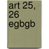 Art 25, 26 Egbgb