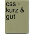 Css - Kurz & Gut