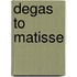 Degas to Matisse