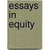 Essays in Equity door Harold Greville Hanbury
