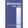 Speaking for God by Witness Lee