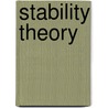 Stability Theory door Rolf Jeltsch