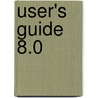 User's Guide 8.0 door R.E. Bank