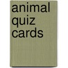 Animal Quiz Cards door Simon Tudhope