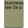 Business Law 2e P door James Marson