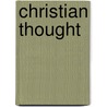 Christian Thought by Ernst Troeltsch