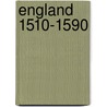 England 1510-1590 door Alfred Publishing