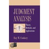 Judgment Analysis door Ray W. Cooksey