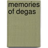 Memories Of Degas by Walter Richard Sickert
