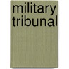 Military Tribunal door John McBrewster