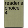 Reader's Choice 4 by Sandra Silberstein