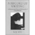 Record Of Writing