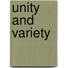 Unity And Variety by Nicholas Orne