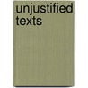 Unjustified Texts by Robin Kinross