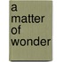 A Matter Of Wonder