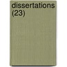 Dissertations (23) door Christoph C