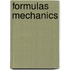 Formulas Mechanics
