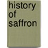 History Of Saffron