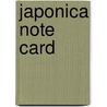 Japonica Note Card by Peter Pauper Staff