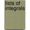 Lists Of Integrals door John McBrewster