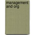 Management And Org