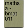 Maths A - Bmat 011 door Taylo Folayan