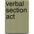 Verbal Section Act