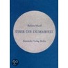 ber die Dummheit door Robert Musil