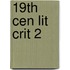 19th Cen Lit Crit 2
