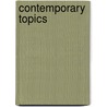 Contemporary Topics door Neil Murray