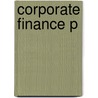 Corporate Finance P door Suzette Villiers