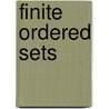 Finite Ordered Sets door Bernard Monjardet