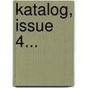 Katalog, Issue 4... by Historisches Museum Basel