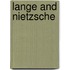 Lange and Nietzsche